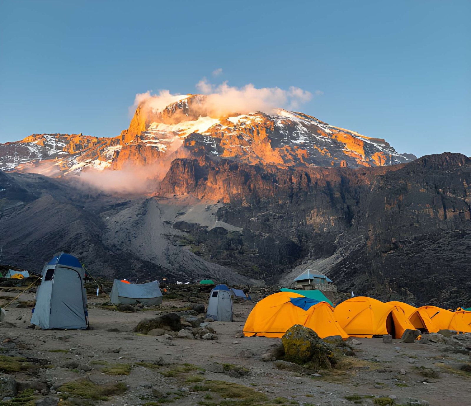 Mount Kilimanjaro Peak Left View
