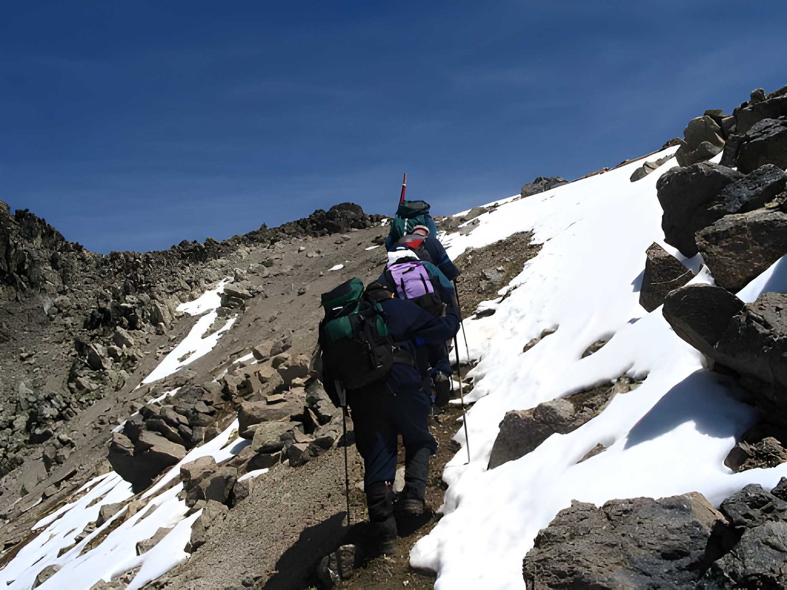 Mount Kilimanjaro Peak Center View